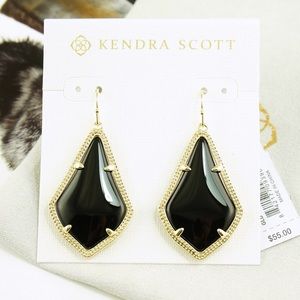 Kendra Scott Alex Earrings Black Gold